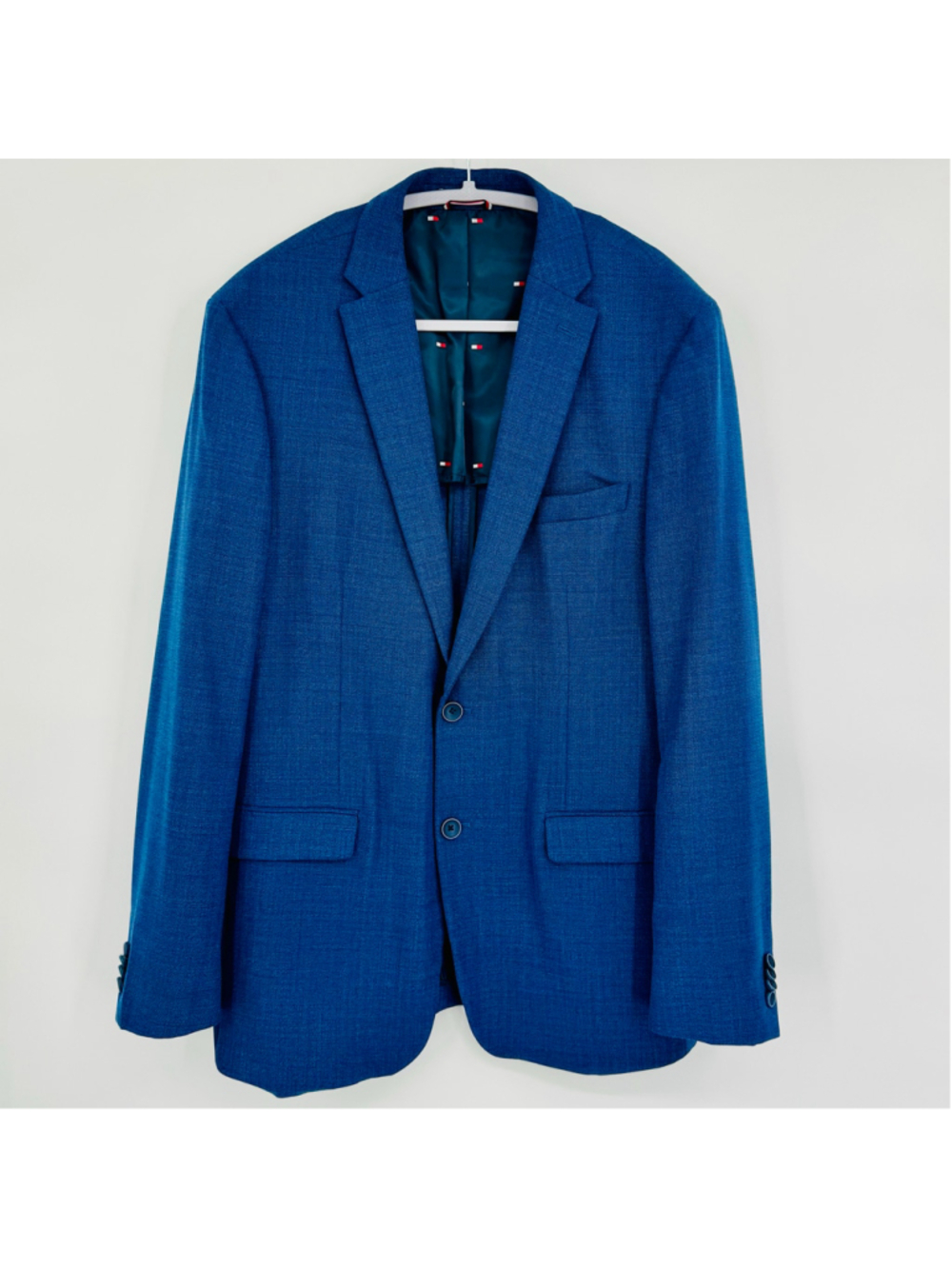 Tommy Hilfiger Blue Sport Coat Blazer Jacket Size 44L